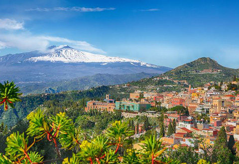 シチリア島・エトナ山へ観光