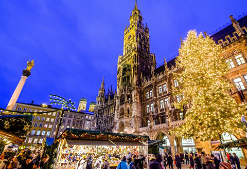 ドイツ_ミュンヘン_クリスマスマーケット（イメージ）
