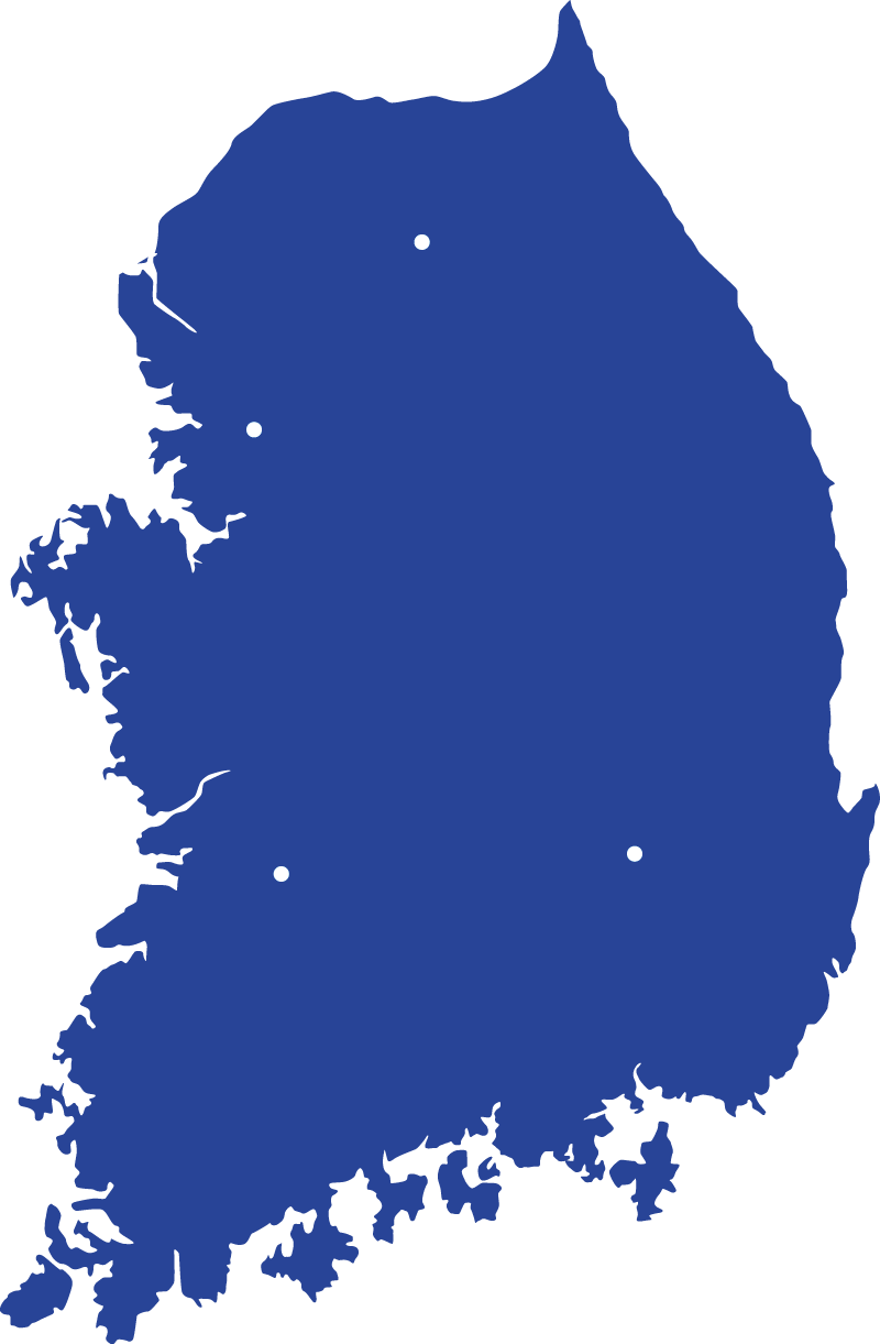 韓国地図