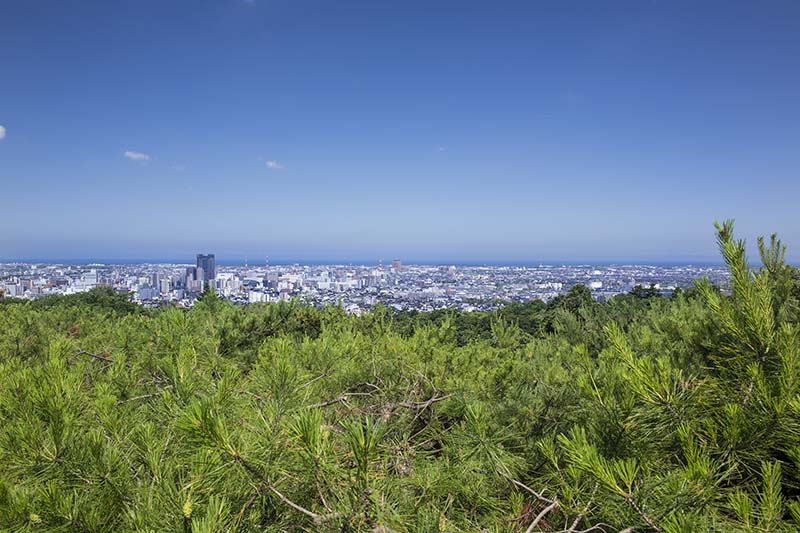 卯辰山公園・望湖台からの景色
