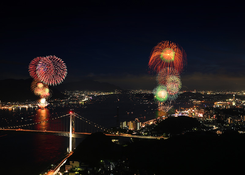 関門海峡花火大会イメージ