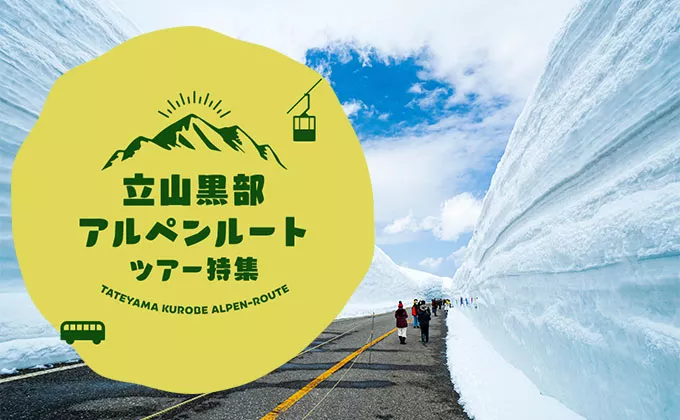 立山黒部アルペンルート ツアー特集 2025