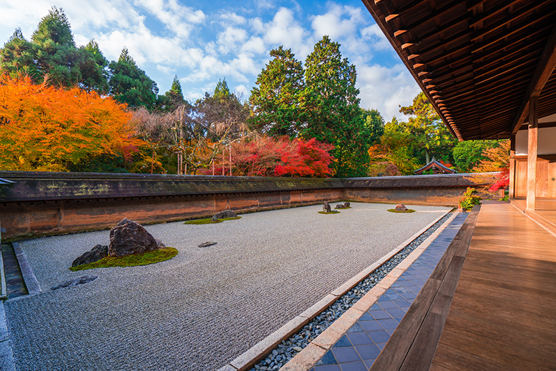 龍安寺の紅葉 イメージ