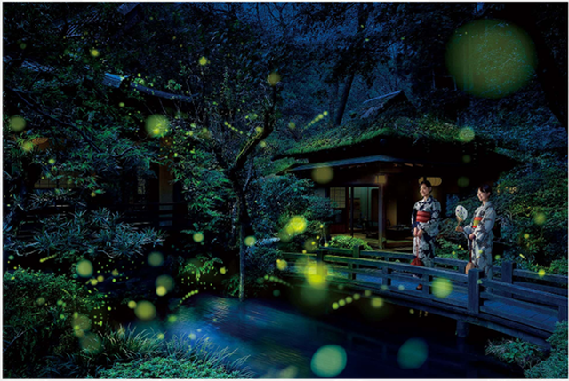 うかい鳥山ほたる鑑賞（イメージ）