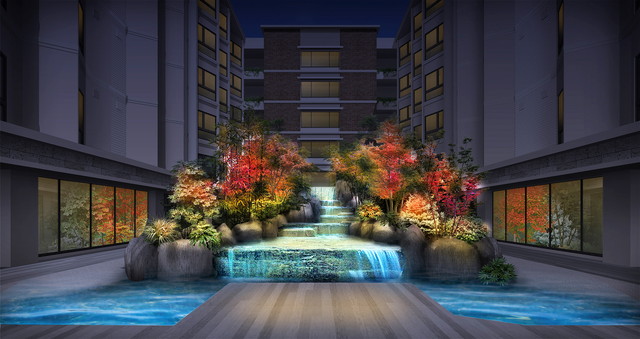 THE HOTEL SANRAKU KANAZAWA 秋の中庭（イメージ）