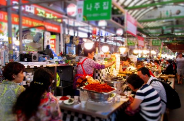 韓国 広蔵市場（イメージ）
