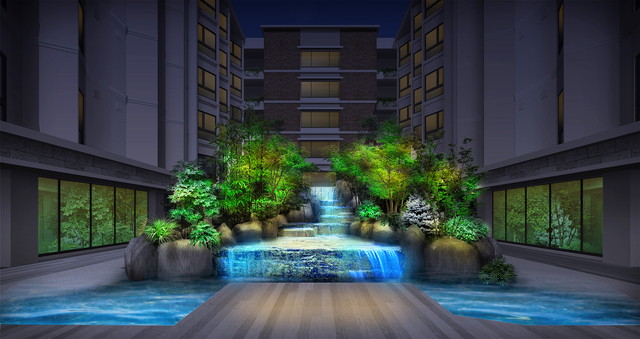 THE HOTEL SANRAKU KANAZAWA 中庭（イメージ）