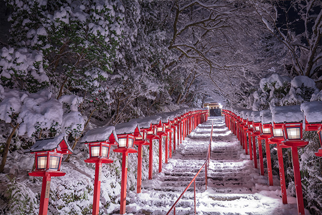 冬の貴船神社（イメージ）