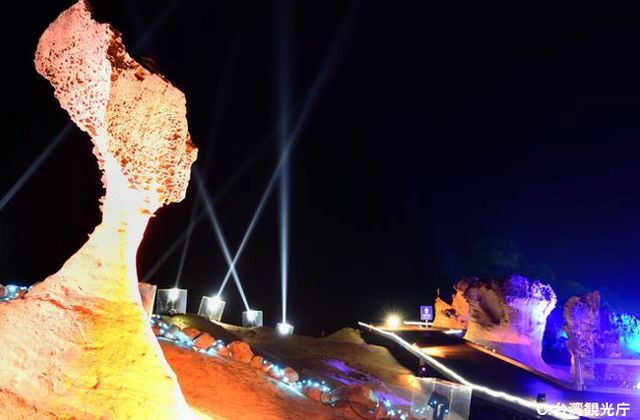 野柳ライトアップイベント（イメージ）