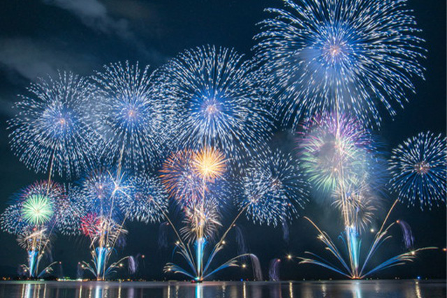 松江水郷祭 白潟エリア 花火（イメージ）
