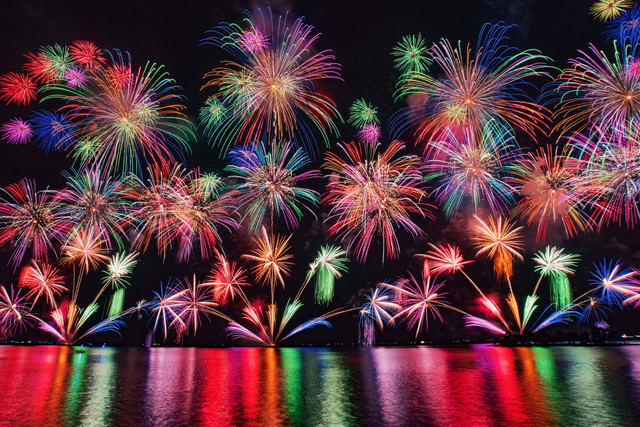 水郷祭 湖上花火（イメージ）