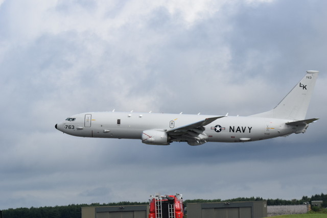 三沢基地航空祭2023　 米海軍P-8Aポセイドン（ローパス）