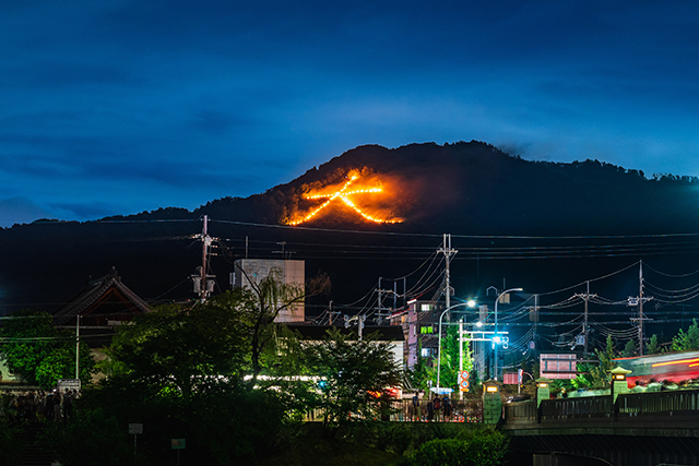 京都五山送り火（イメージ）