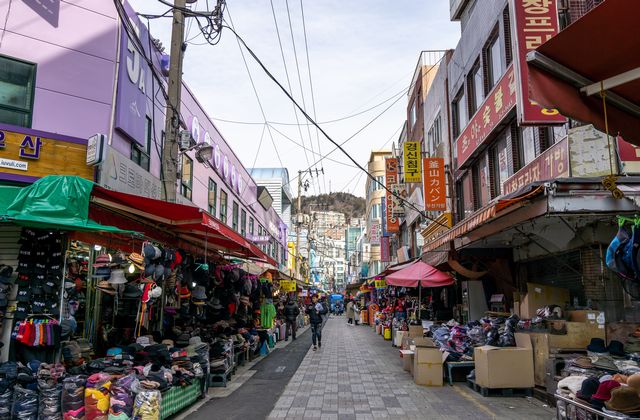 韓国_釜山_国際市場（イメージ）