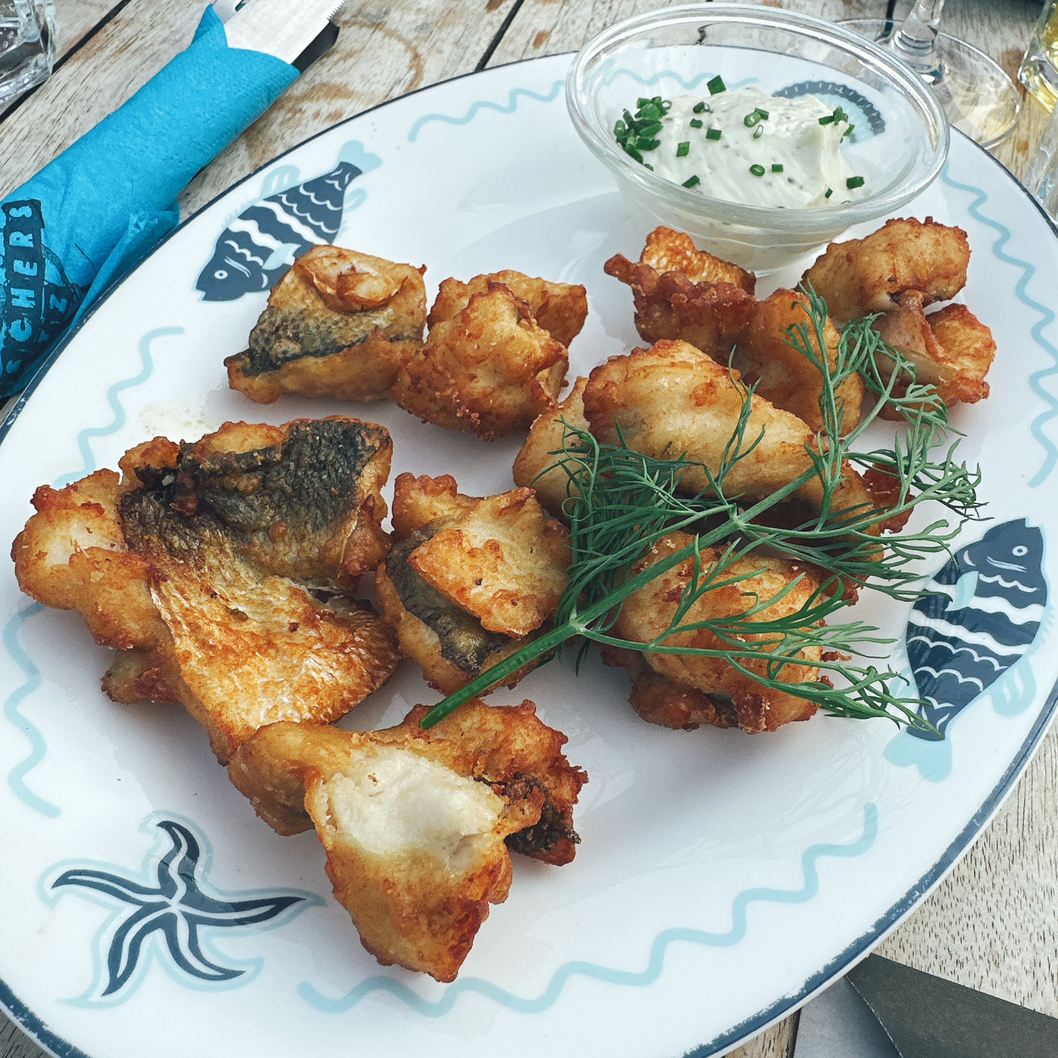 フィッシャーズフリッツ 湖で取れた魚のフリット