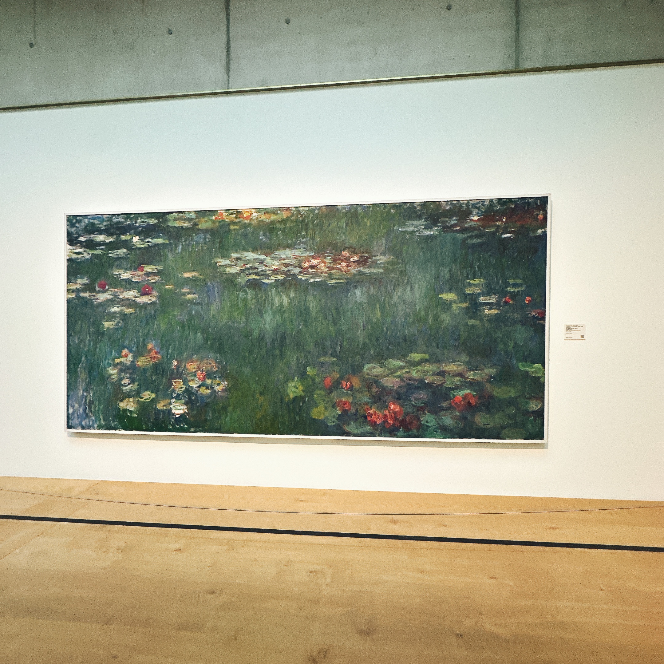 モネ「睡蓮の池、緑の反映」