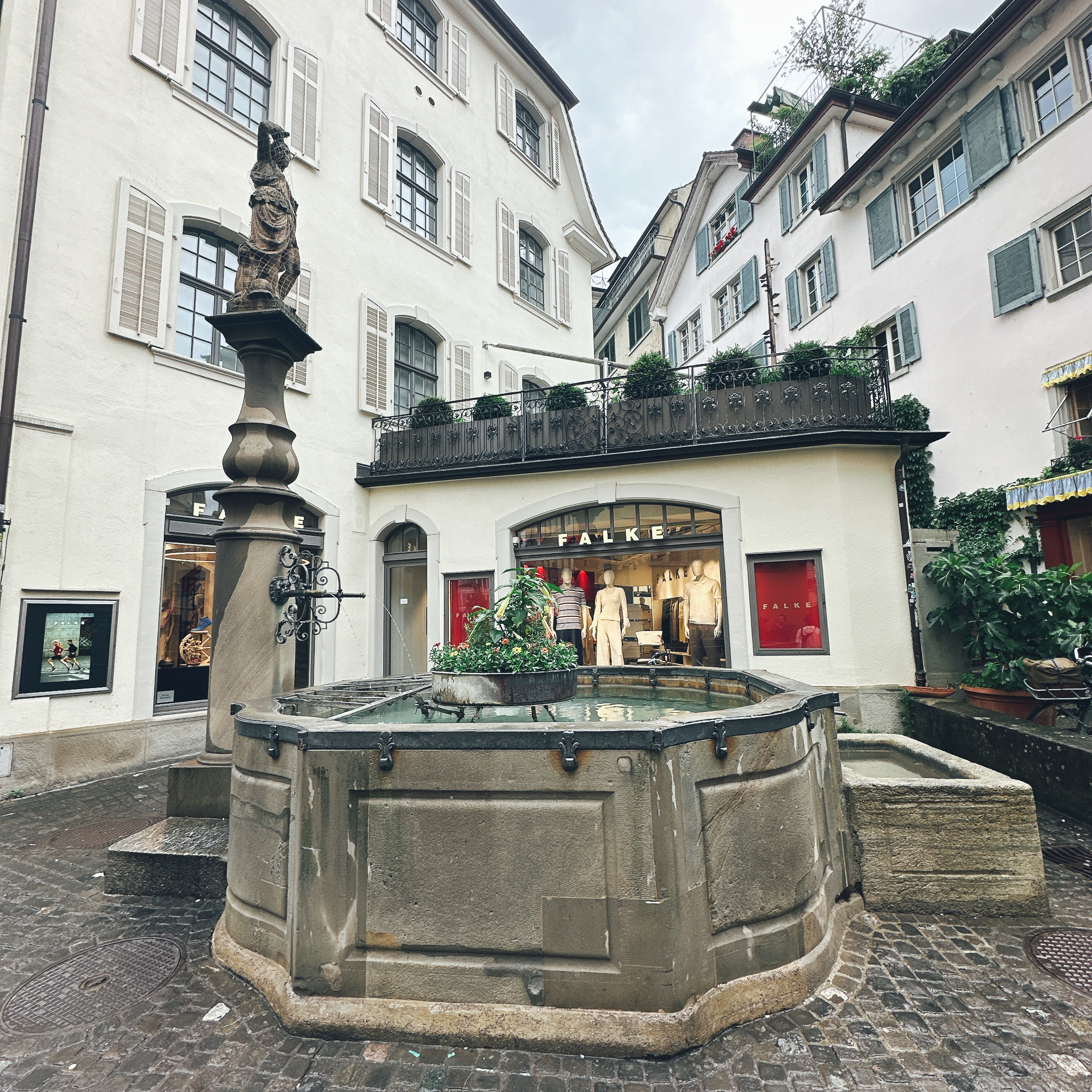 チューリッヒの街並み