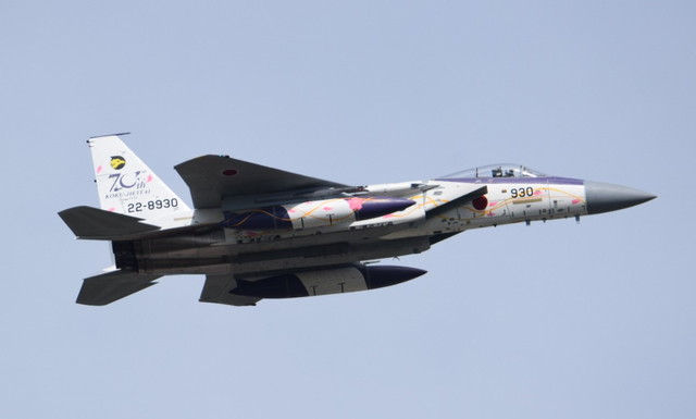 小松基地航空祭2024 F-15J 306SQの航空自衛隊創設70周年記念塗装機（イメージ）