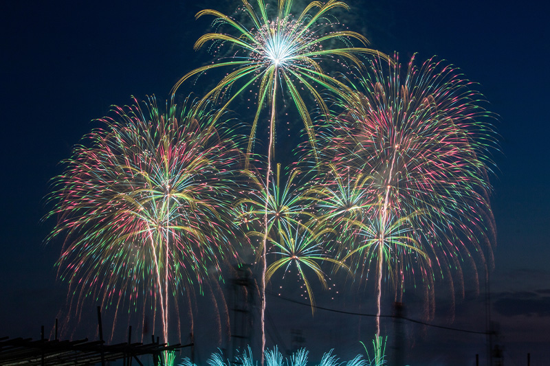 大洗海上花火大会(イメージ)