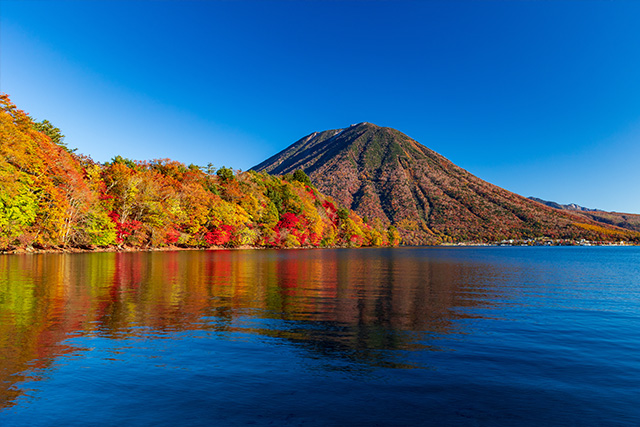 中禅寺湖 紅葉(イメージ)