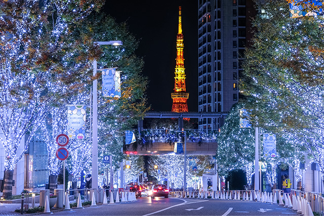 六本木ヒルズ けやき坂イルミネーション（イメージ）