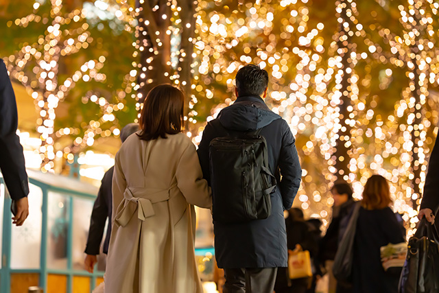 イルミネーション カップル（イメージ）