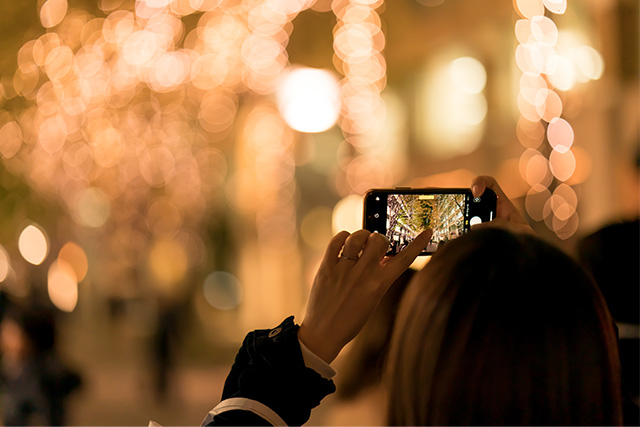 イルミネーション 撮影（イメージ）