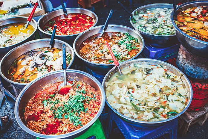 カレーやトムヤムクン等のタイ料理