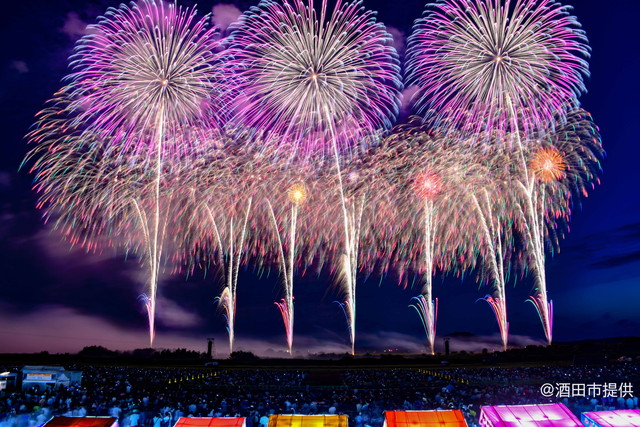 酒田の花火（イメージ）