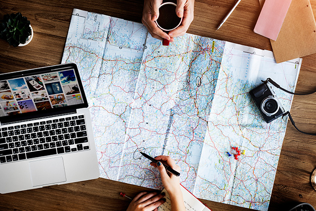旅行の計画（イメージ）