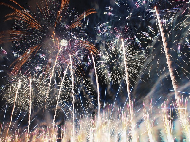 大洗海上花火大会（イメージ）