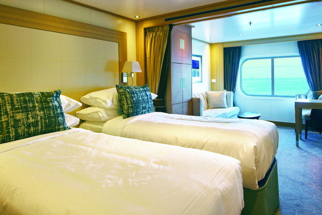 オーシャンビュースイート客室の一例