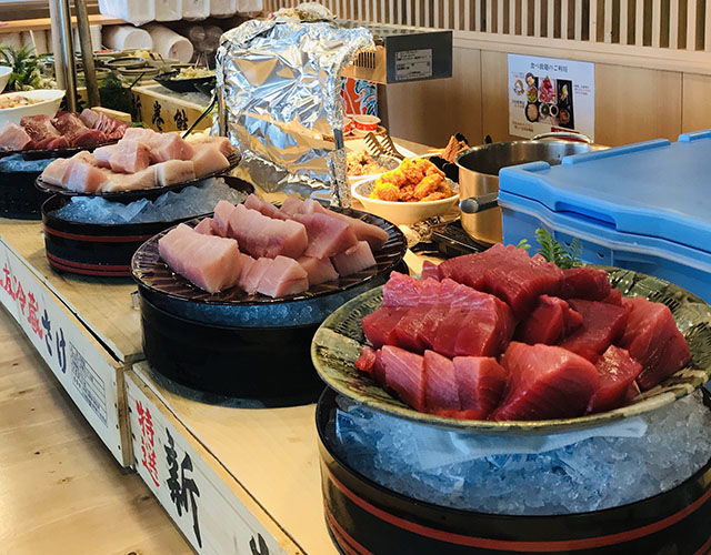 松島離宮 おさしみ食べ放題