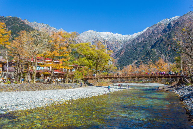 上高地かっぱ橋 秋 イメージ