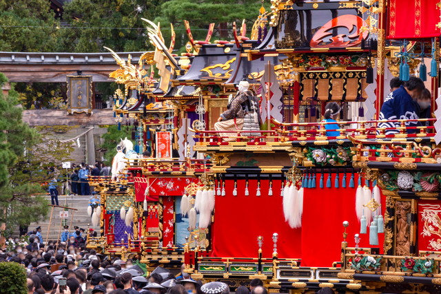 秋の高山祭 屋台曳き揃え（イメージ）