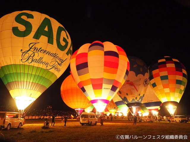 佐賀インターナショナルバルーンフェスタ 夜（イメージ）