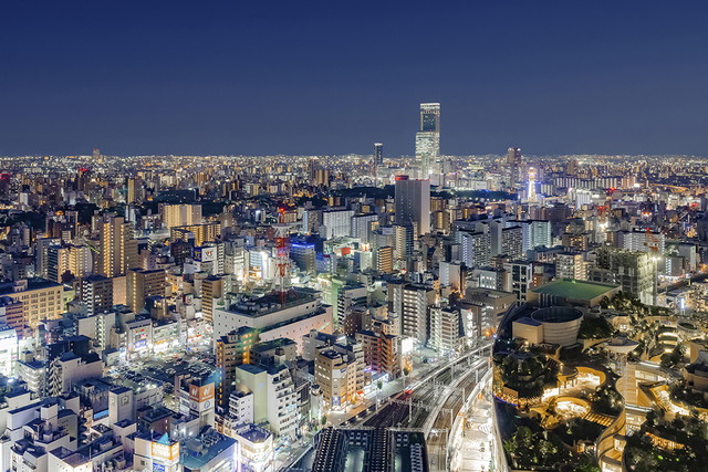 スイスホテル南海大阪の夜景（イメージ）