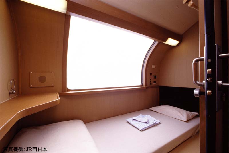 サンライズエクスプレス　車内（シングル）