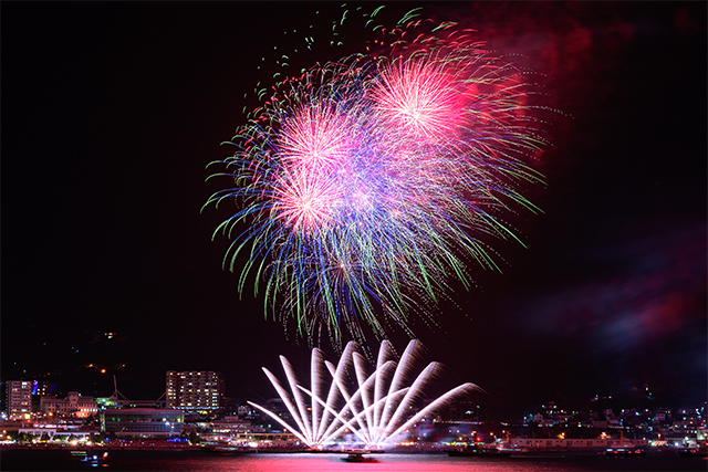 関門海峡花火　イメージ