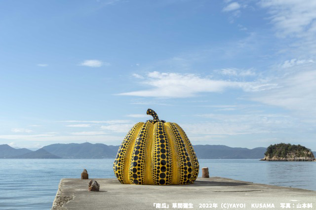 「南瓜」草間彌生　2022年（C)YAYOI　KUSAMA　写真：山本糾