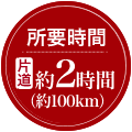 所要時間片道2時間