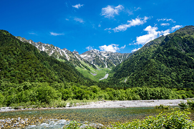 上高地穂高連峰