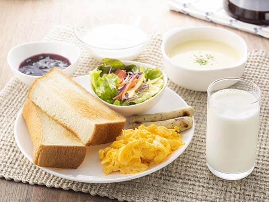 食事（朝食）付きのプラン