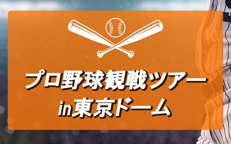 東京ドーム／プロ野球観戦ツアー特集｜タビックス