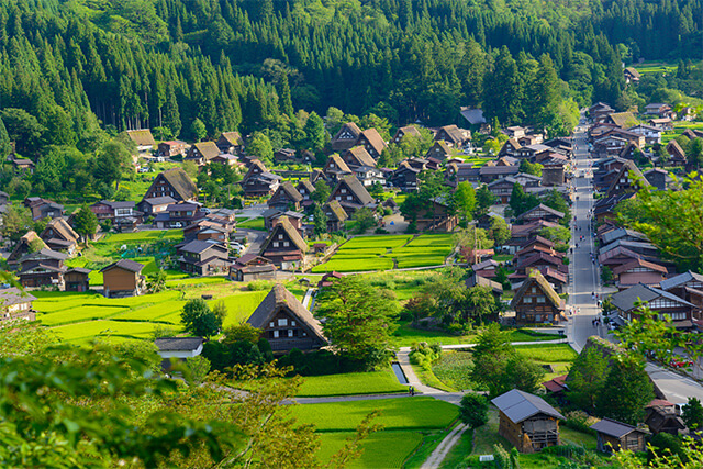 白川郷・五箇山の合掌造り集落（岐阜県、富山県）／イメージ